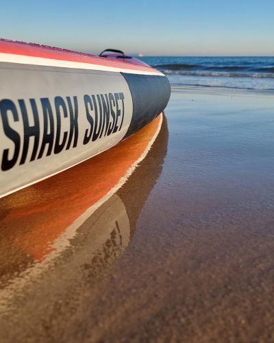 Sunset paddleboard